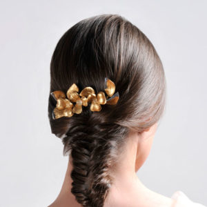 gold bridal hair pin