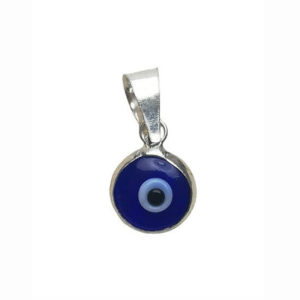 Silver Turkish eye pendant